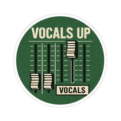 Vocals Up Sticker